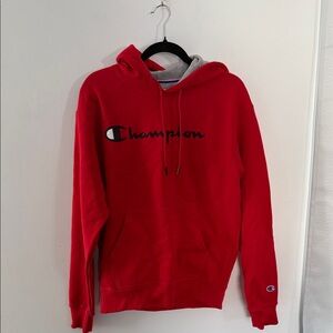 Champion Bold Red Pullover Hoodie